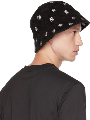 Шапка R13 R13 Corduroy Allover Logo Bucket Hat Черно | R13WA026-R153B, 2
