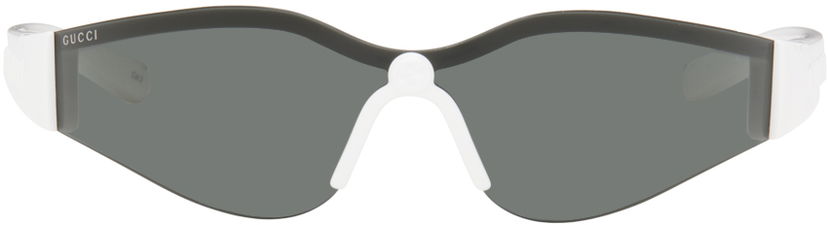 Слънчеви очила Gucci Gucci White Mask Sunglasses Зелено | GG1651S-006