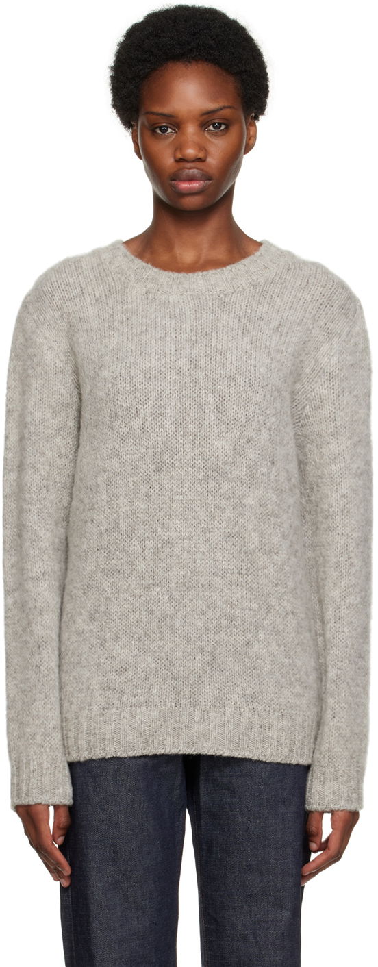 Пуловер A.P.C. Knit Crewneck Sweater Сиво | WOAOJ-M23152