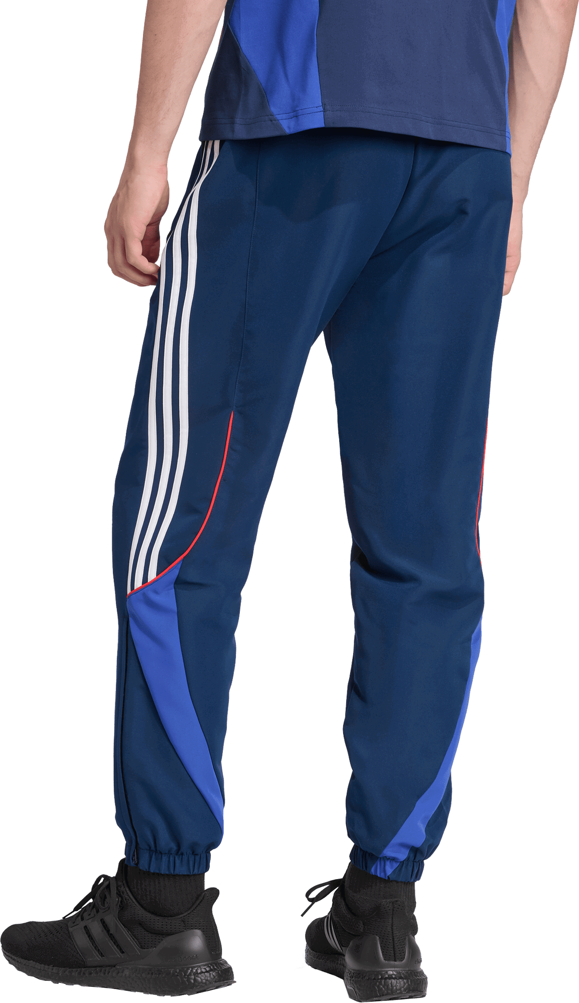 Спортни панталони adidas Originals Olympique Lyonnais Training Pants Тъмно синьо | jl8062, 1