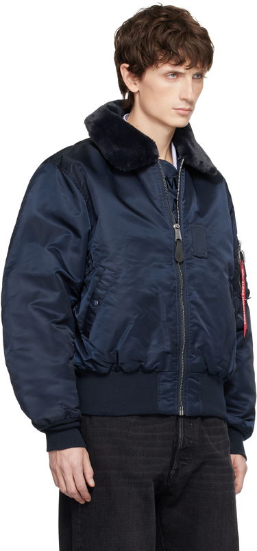 Яке бомбър Mastermind WORLD MASTERMIND WORLD Alpha Industries Edition Flight Reversible Bomber Jacket Синьо | MW25C15-BL105, 1