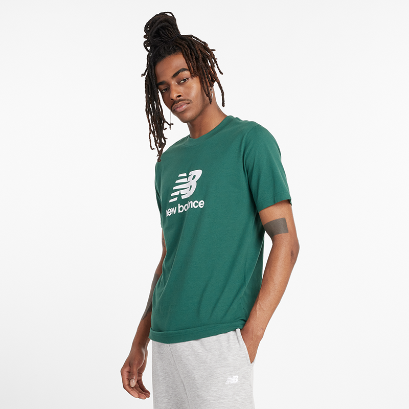 Тениска New Balance NB T-Shirt With Print Зелено | NBMT41502NWG