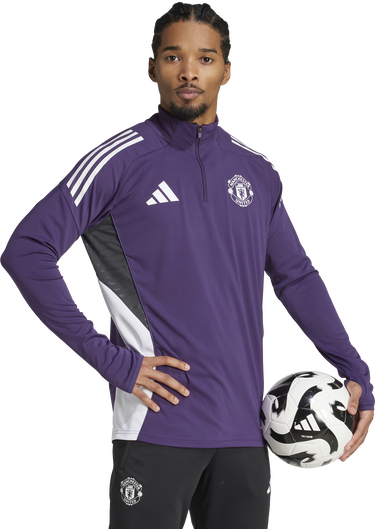 Тениска adidas Originals Manchester United TR TOP Long Sleeve Training Shirt 2025/26 Лилаво | jp3124, 3