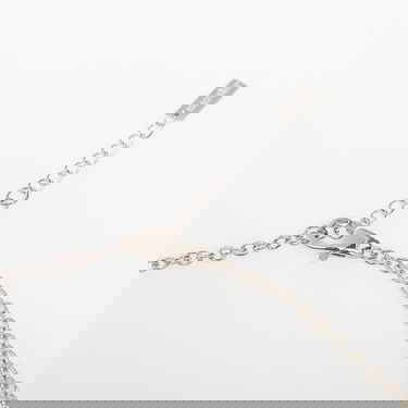 Колие BILLIONAIRE BOYS CLUB Icecream Running Dog Chain Necklace Металик | IC25272 Silver/ Red, 2