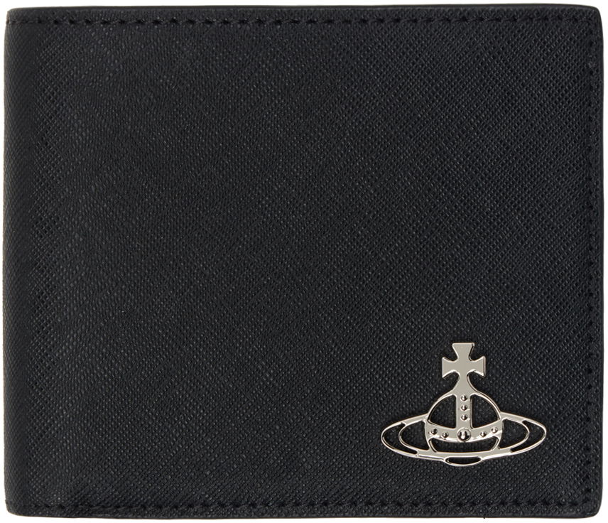Портфейл Vivienne Westwood Black Billfold Saffiano Wallet Черно | 5115002PM-L001N-, 0