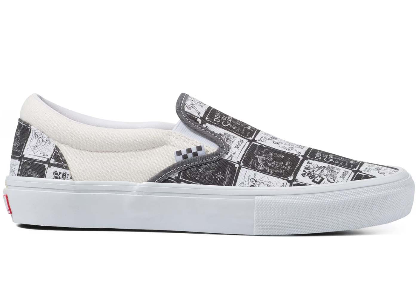 Кецове и обувки Vans Skate Slip-On Daniel Johnston Hi, How are you Бяло | PVN0A5fCAAO7, 0