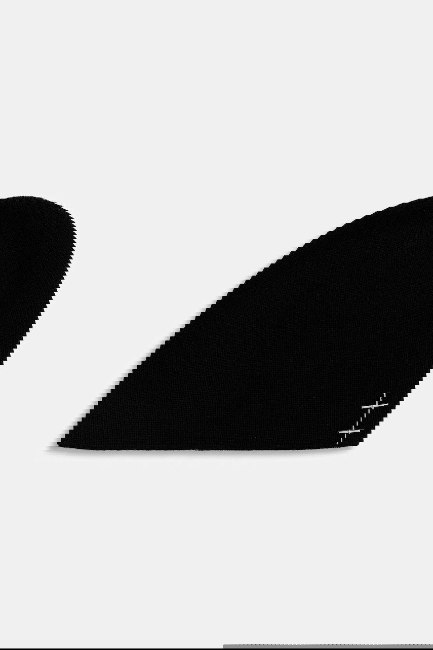 Шапка HELIOT EMIL Heliot Emil Wool Beanie Черно | AW25.16.107.BLK01.CO, 0