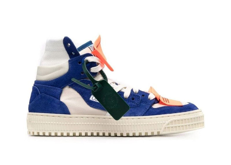 Кецове и обувки Off-White 3.0 Off Court High-Top White Blue Suede W Синьо | OWIA112S22LEA0020145, 0