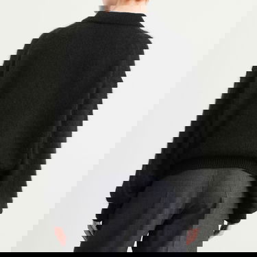 Пуловер Studio Nicholson Studio Nicholson Dune Polo Sweater Черно | DUNESN-1493-BLK, 3