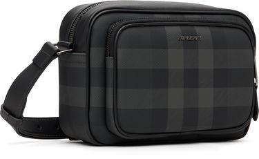 Чанта през рамо Burberry Paddy Check Canvas Cross-body Bag Черно | 8074099, 1
