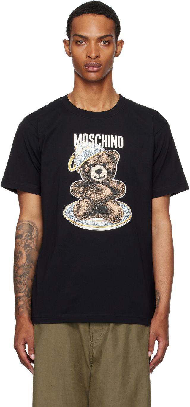 Moschino Organic Cotton Teddy Bear Graphic Tee