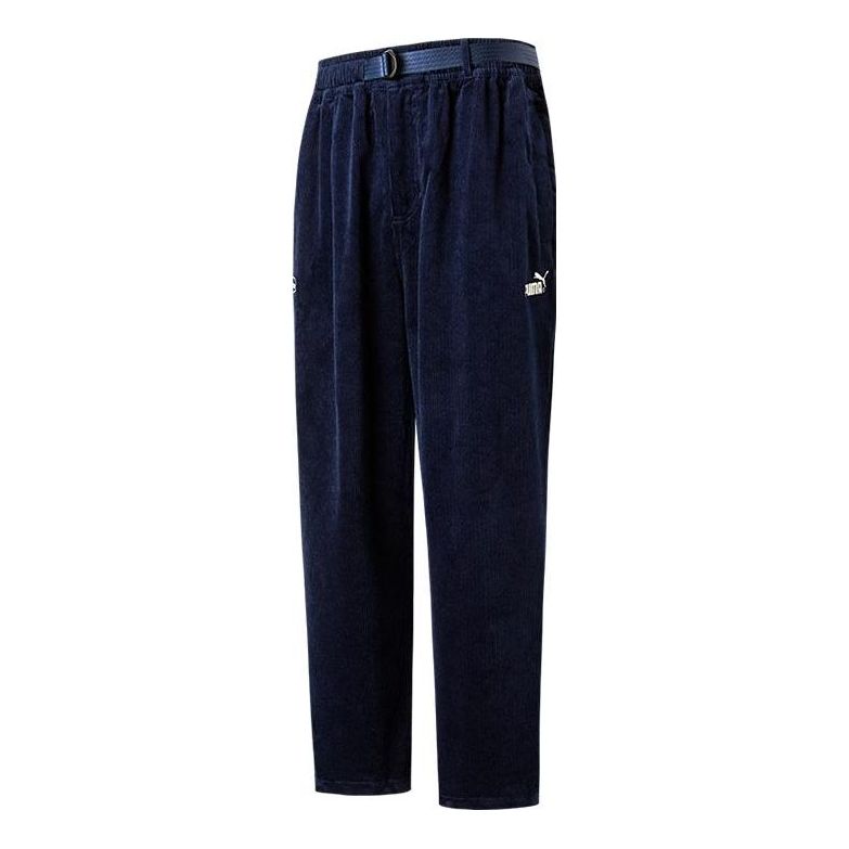 Панталони Puma Puma x Butter Goods Corduroy Relaxed Fit Track Pants Тъмно синьо | 532437-06