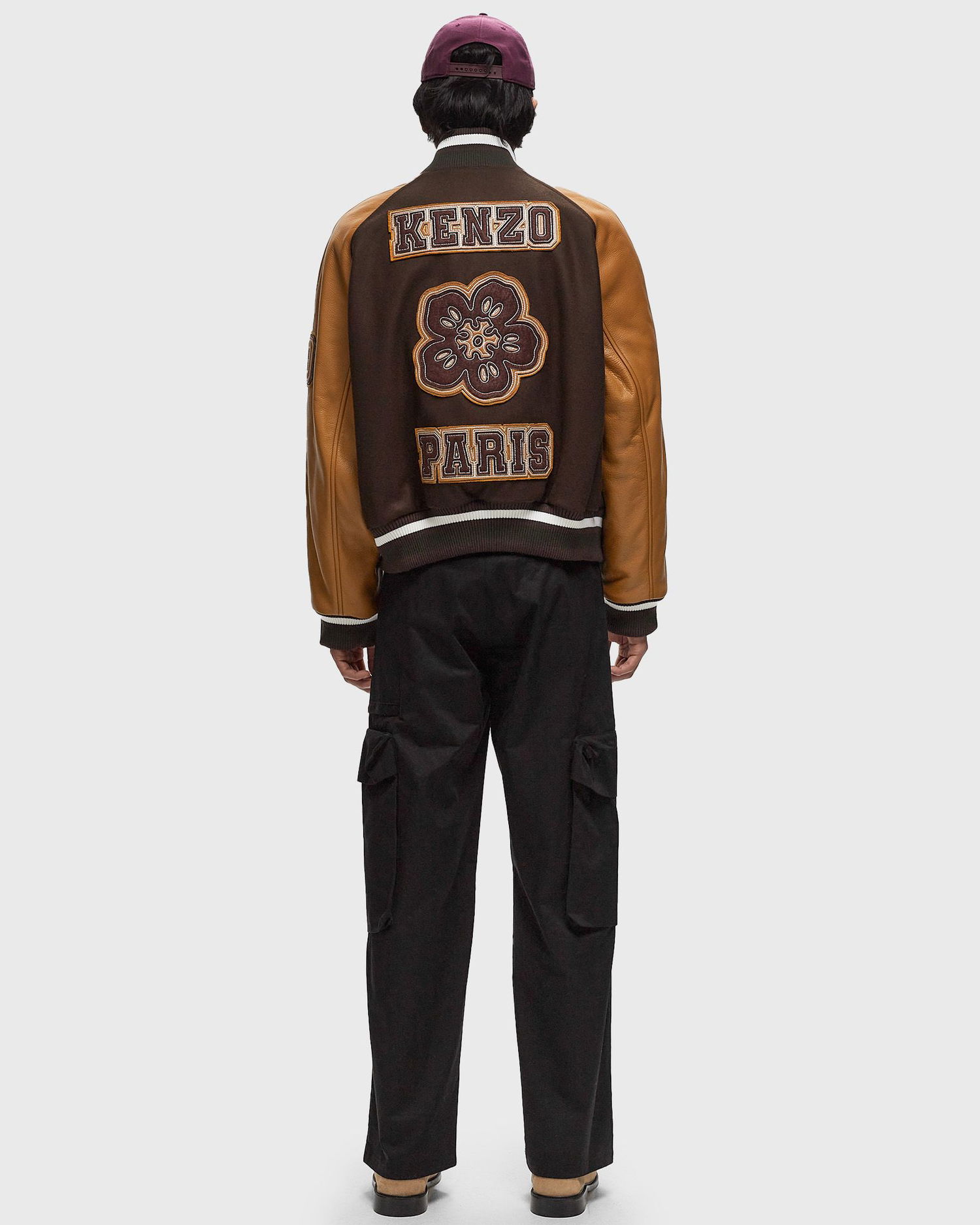 Яке KENZO BOKE FLOWER VARSITY JACKET men College Кафяво | FE68BL1459OH.90, 1