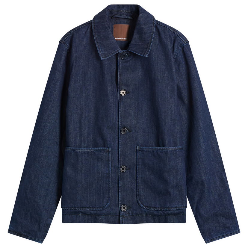 Яке YMC YMC Groundhog Chore Jacket, Size Small Синьо | P5AZA-40