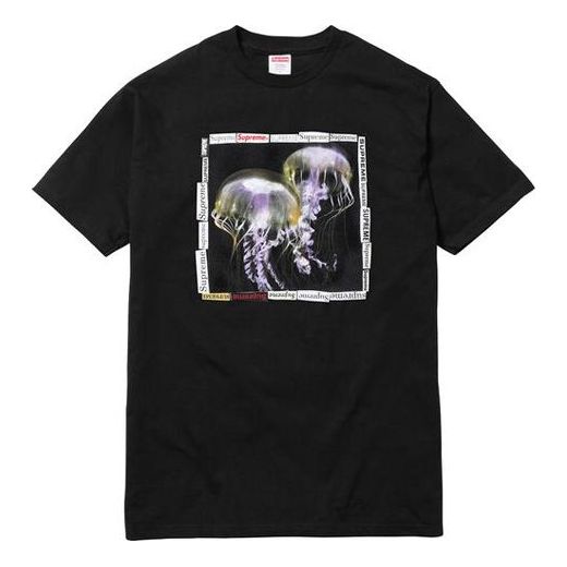 Тениска Supreme Jellyfish Print T-Shirt Черно | SUP-SS18-0035, 0
