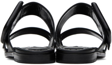 Аксесоари Manolo Blahnik Manolo Blahnik Tituba Leather Sandals Черно | 419-0691, 1