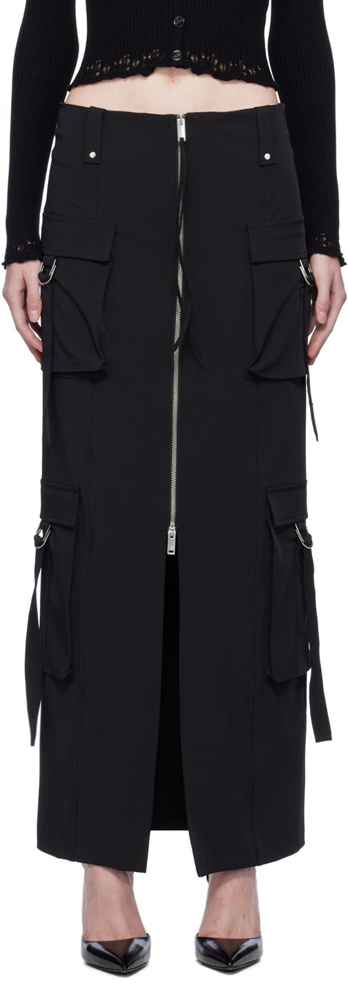 Пола Blumarine Blumarine Cargo Maxi Skirt Черно | A344G010A, 0
