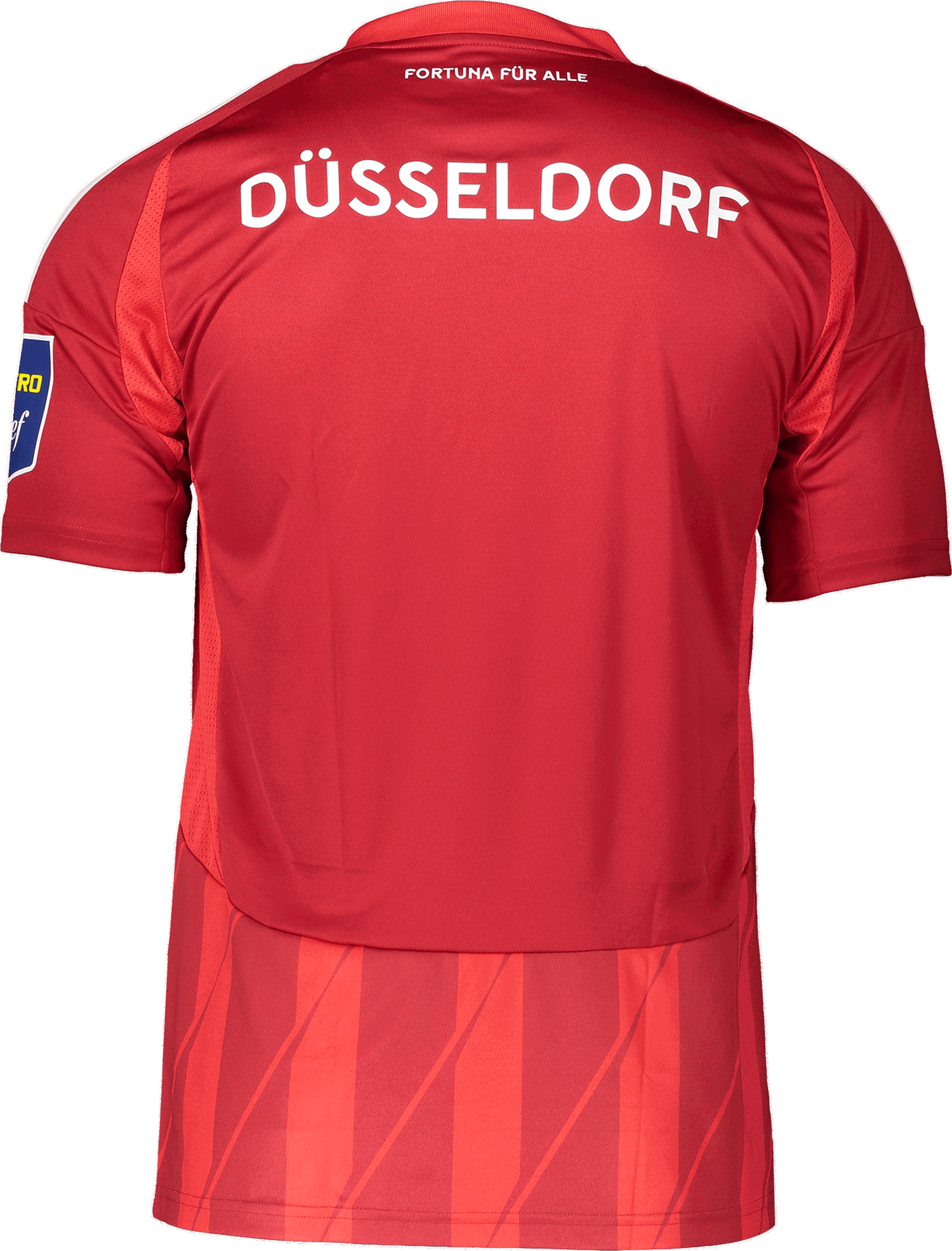 Фланелка adidas Originals Fortuna Düsseldorf Striped Jersey 2024/2025 Червено | 5f95ip2179, 1