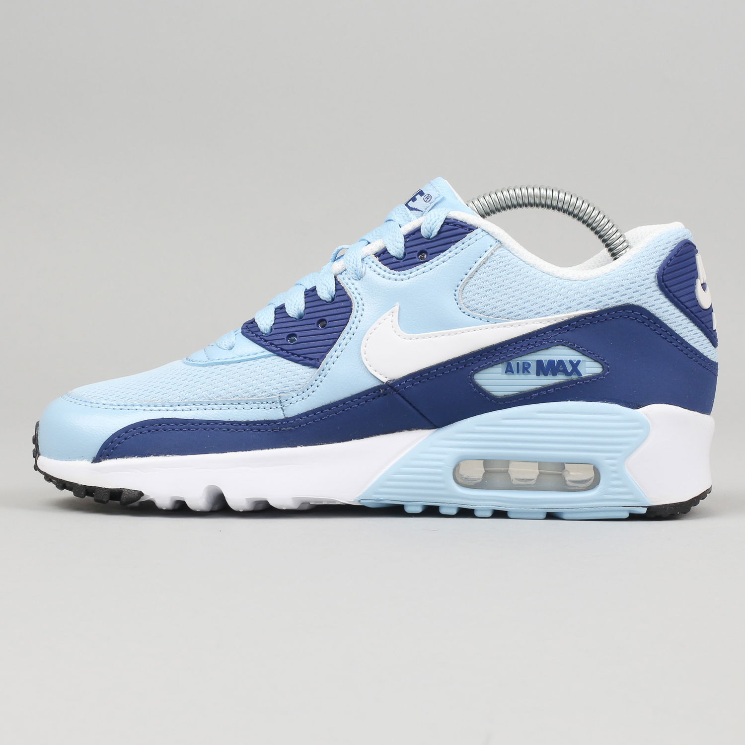 Кецове и обувки Nike Air Max 90 Mesh GS Синьо | 833340-401, 0