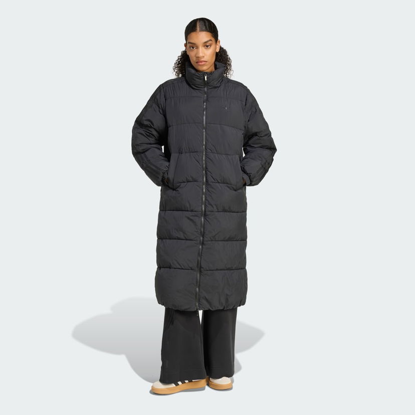 Палта adidas Performance Adicolor Long Padded Jacket Черно | JX2957
