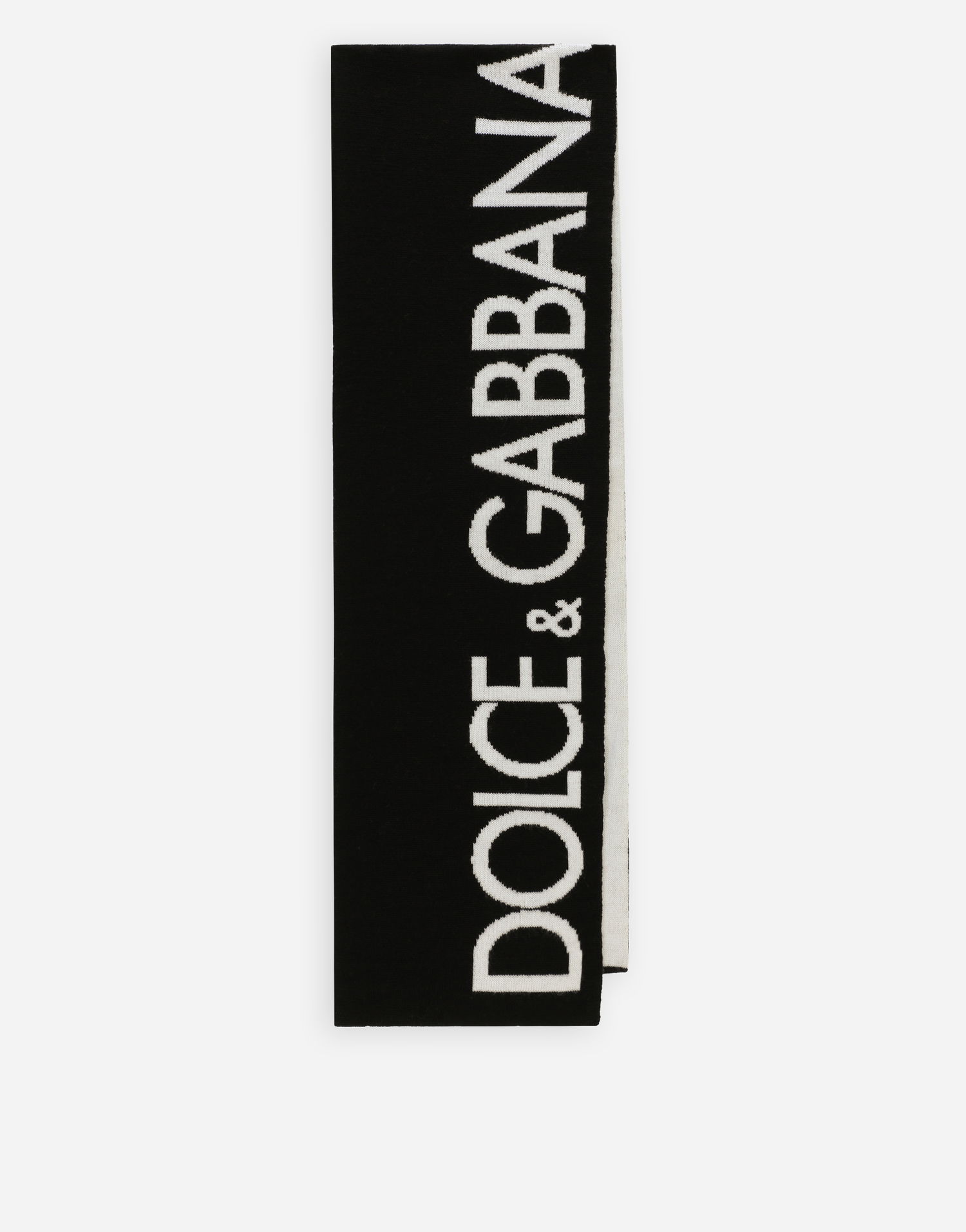 Шал Dolce & Gabbana Dolce & Gabbana Wool Knit Scarf with Jacquard Logo Черно | LBKAD5JCVM6N0000, 0