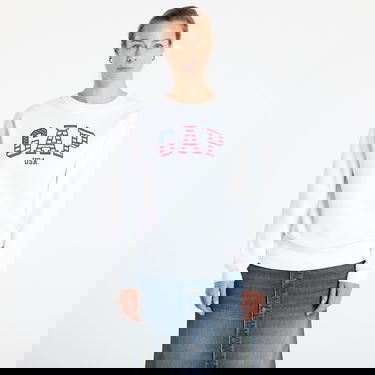 Суитчър GAP USA Graphic Sweatshirt Бяло | 554936-32, 0