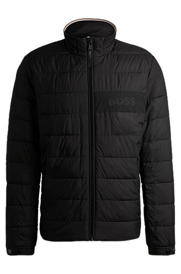 Пухо яке BOSS Regular-Fit Water-Repellent Jacket Черно | 50519237, 0
