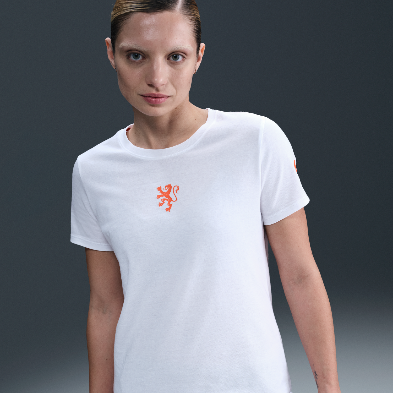 Тениска Nike Netherlands Football T-Shirt Бяло | HQ8458-100, 0