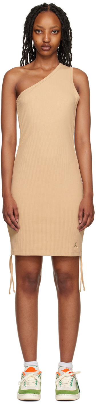 Pокля Jordan Ruched Mini Dress Бежово | FJ1397-254, 0