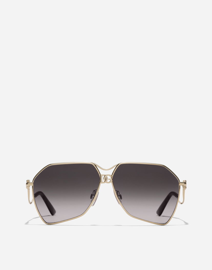 Слънчеви очила Dolce & Gabbana Dg Filo Geometric Metal-Frame Gradient Lens Sunglasses New Arrivals Onesize Металик | VG2326VM2799V000