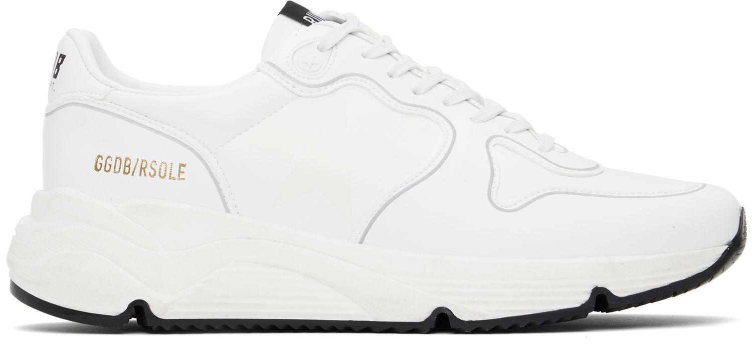 Кецове и обувки Golden Goose Golden Goose Bio-Based Running Sole Бяло | GMF00126.F003953.10100, 0
