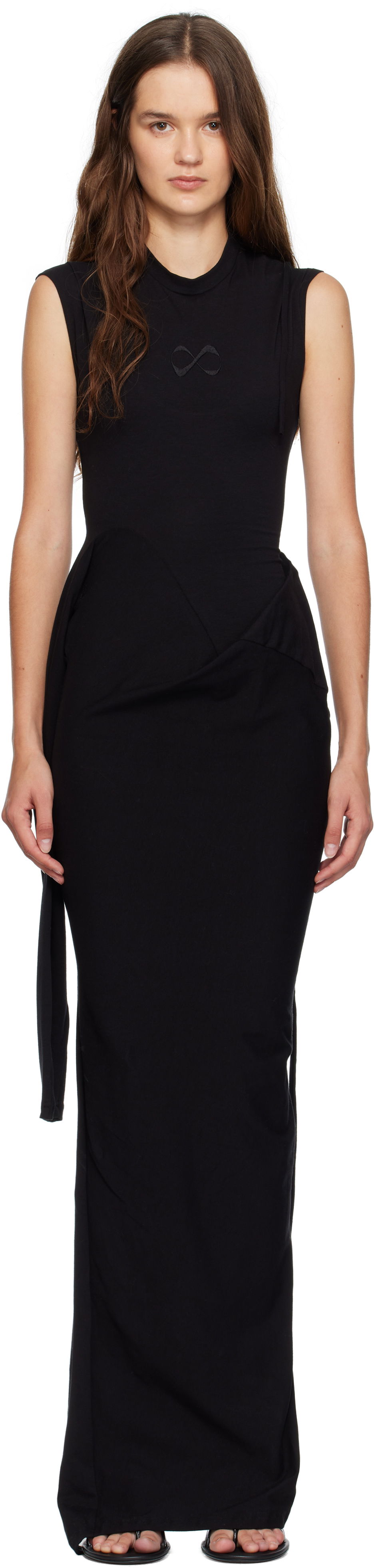 Pокля Ottolinger Ottolinger Sleevy Maxi Dress Черно | 115-502315-01, 0