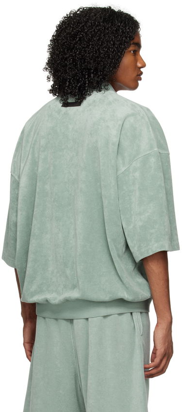 Поло тениска Fear of God Essentials Terry Polo Зелено | 125BT224051F, 2