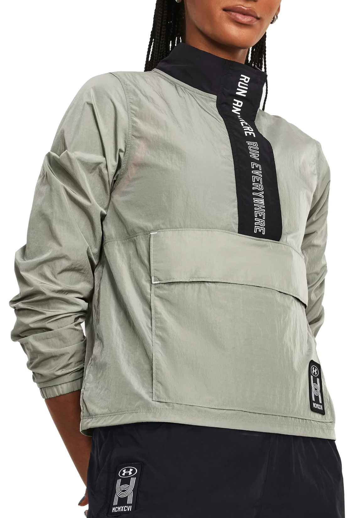 Яке Under Armour Run Anywhere Anorak Jacket Сиво | 1379354-504, 0
