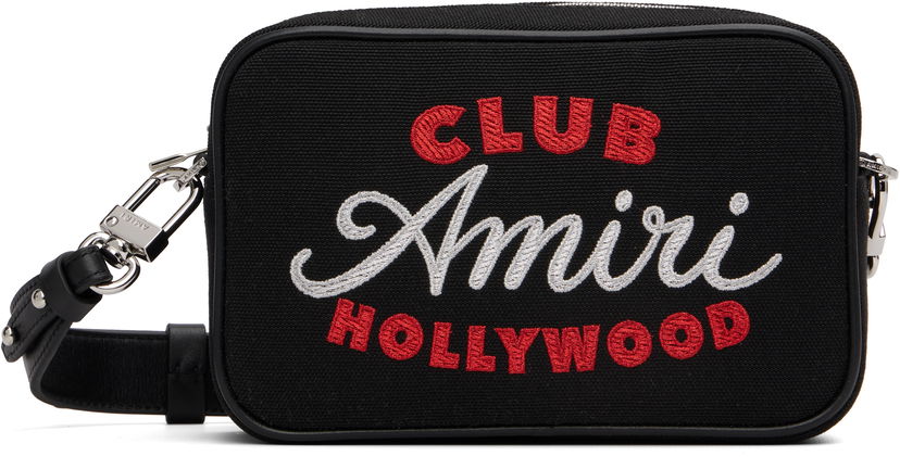 Чанта през рамо AMIRI AMIRI 'Club' Camera Bag Черно | AMBGCM1030