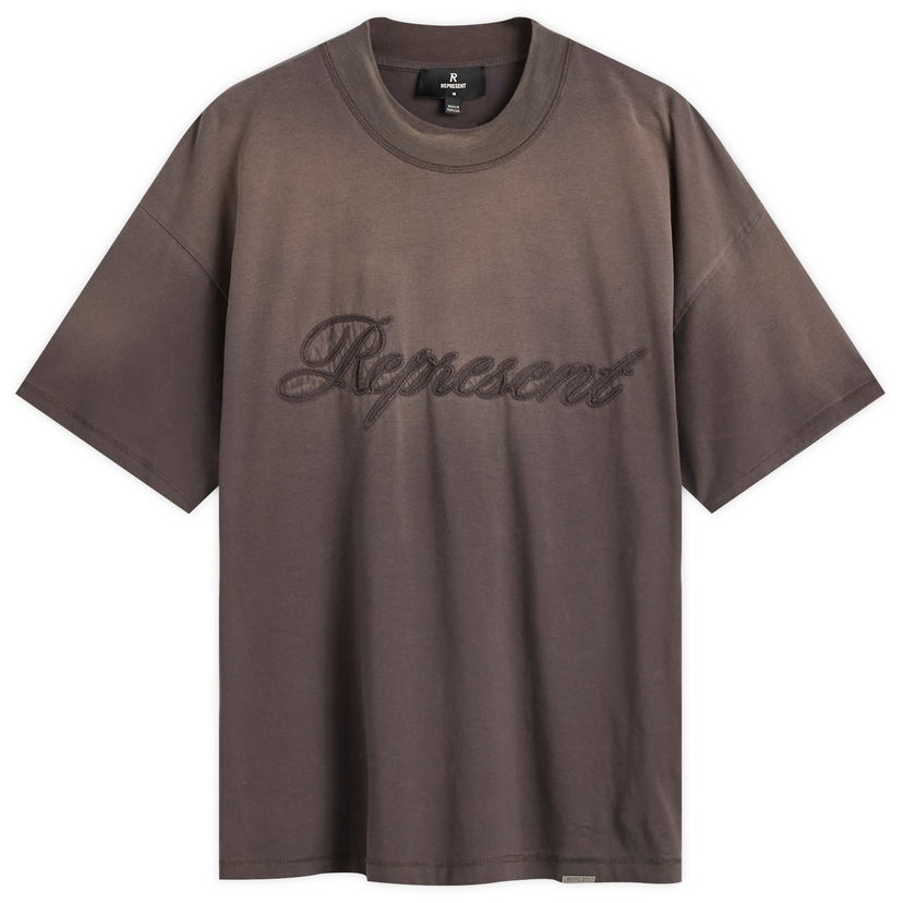 Тениска Represent Clo Rep Reverse Applique T-Shirt Кафяво | MLM100161-17