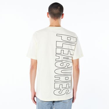 Тениска Pleasures DMT Tee Бежово | P22SP045-CREME, 1