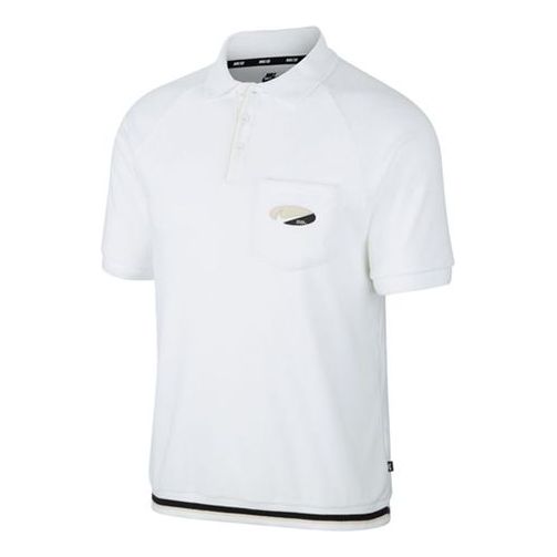 Поло тениска Nike SB SB Skateboard Short Sleeve Polo Shirt Бяло | CI7190-100
