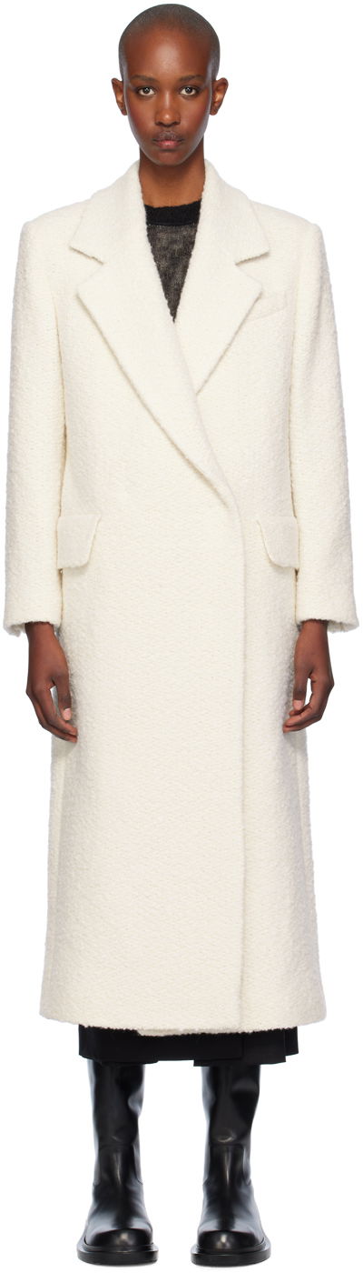 Палта BOSS Slim-Fitting Coat Бяло | 50524955, 0