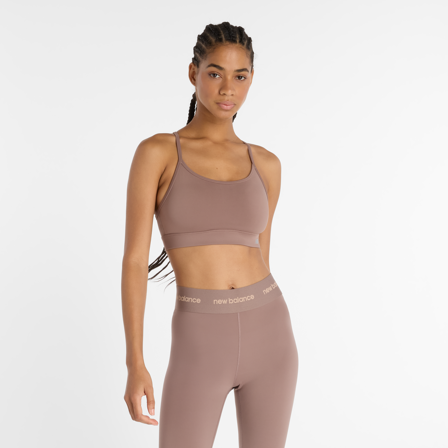 Сутиен New Balance Impact Training Sports Bra Кафяво | NBWB51039EAS, 0