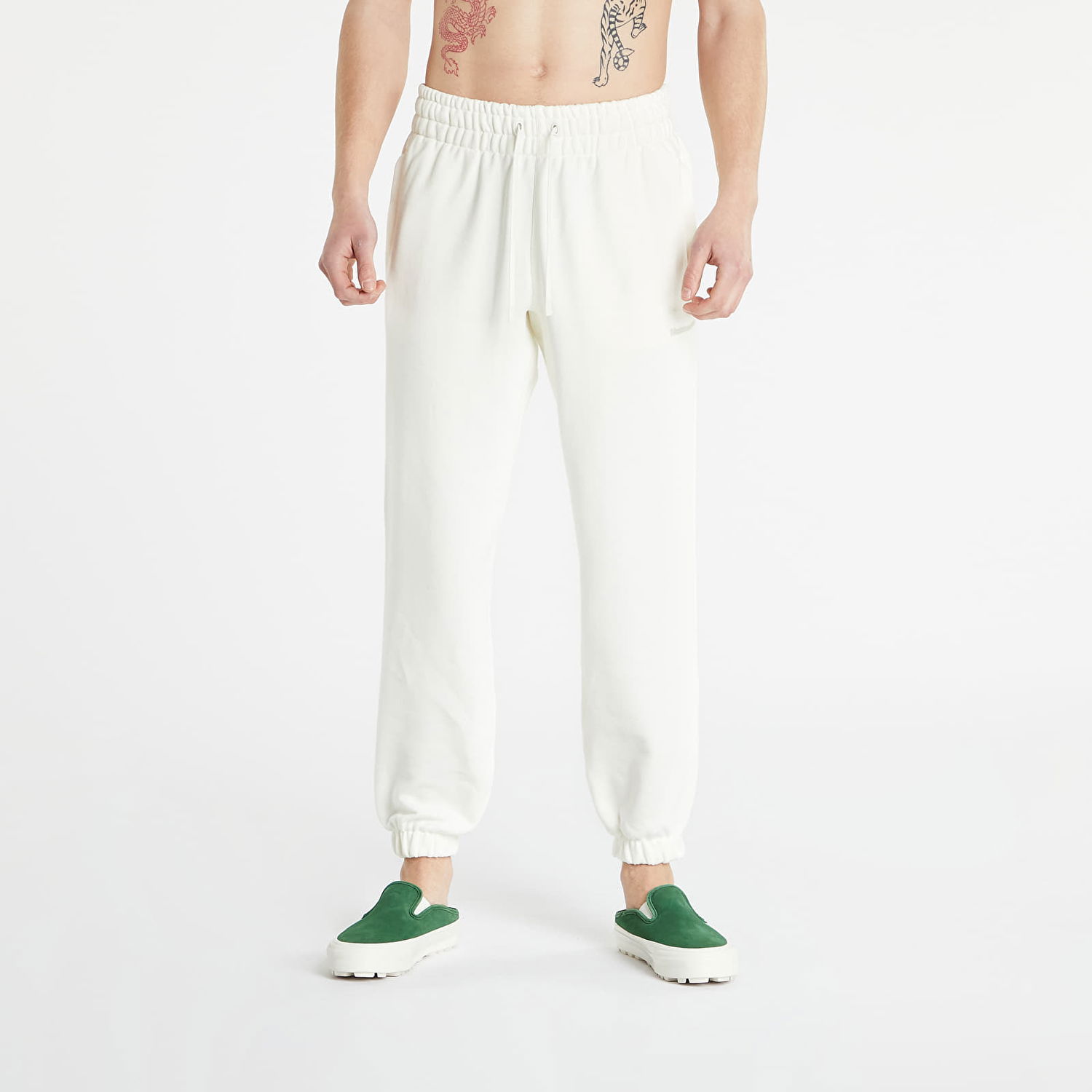 Панталони и дънки adidas Originals Pharrell Williams x Basics Pant Бяло | HG2686, 0