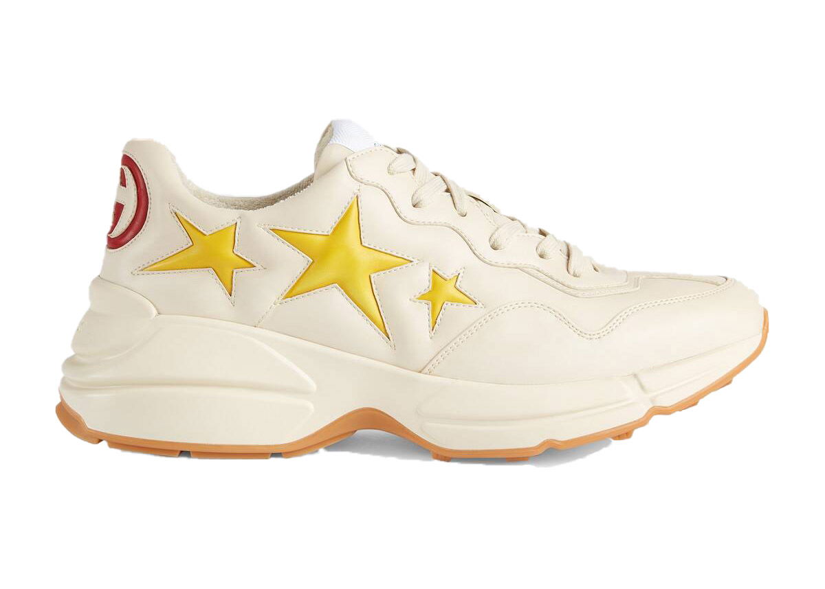 Кецове и обувки Gucci Rython 'Stars' Бяло | 660939 2SH10 9560, 0