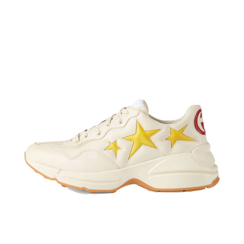 Кецове и обувки Gucci Rython 'Stars' Бяло | 660939 2SH10 9560