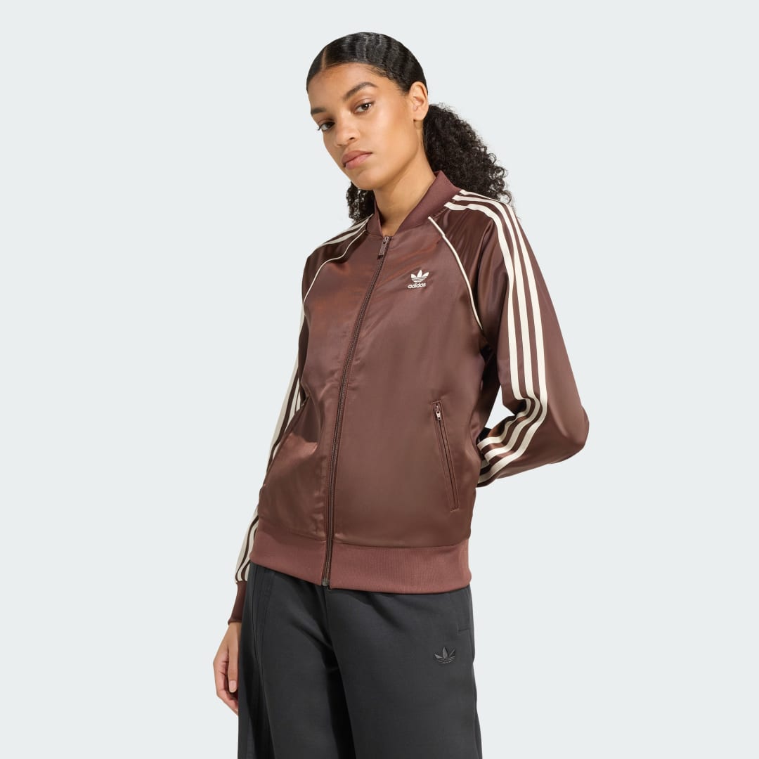 Яке adidas Performance Adicolor SST Track Jacket Кафяво | KH1568, 0