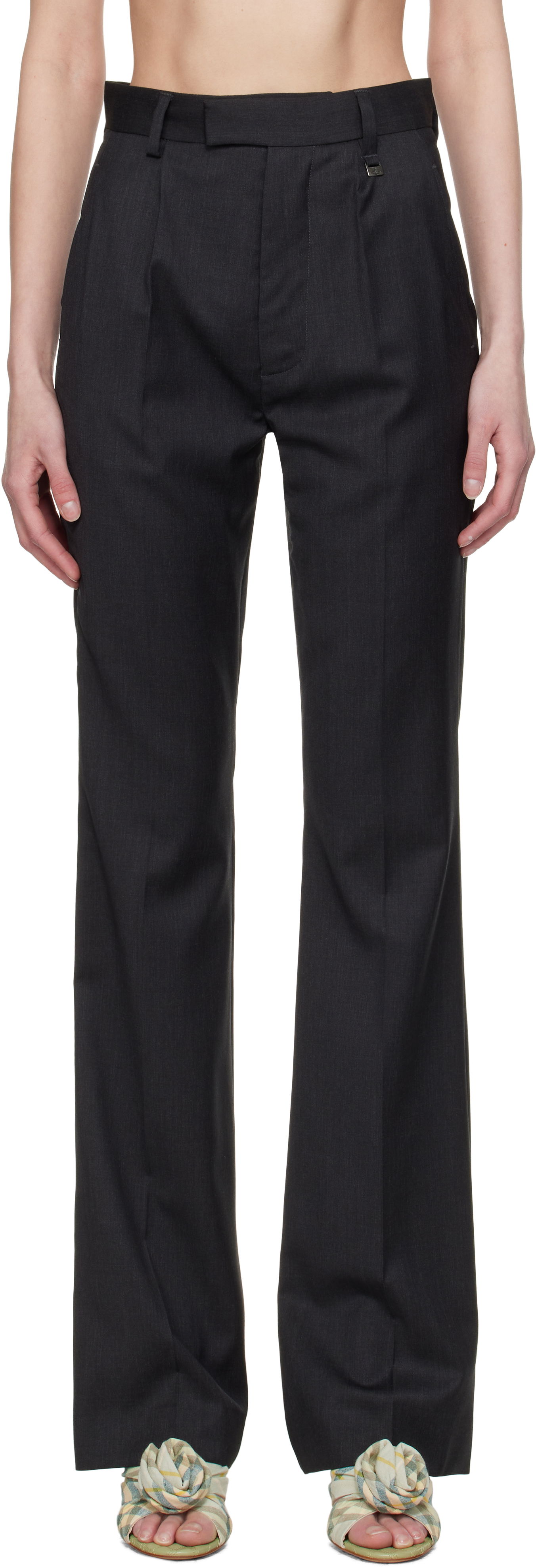 Панталони Vivienne Westwood Vivienne Westwood Ray Pleated Trousers Черно | 1F010008-W0120-, 0