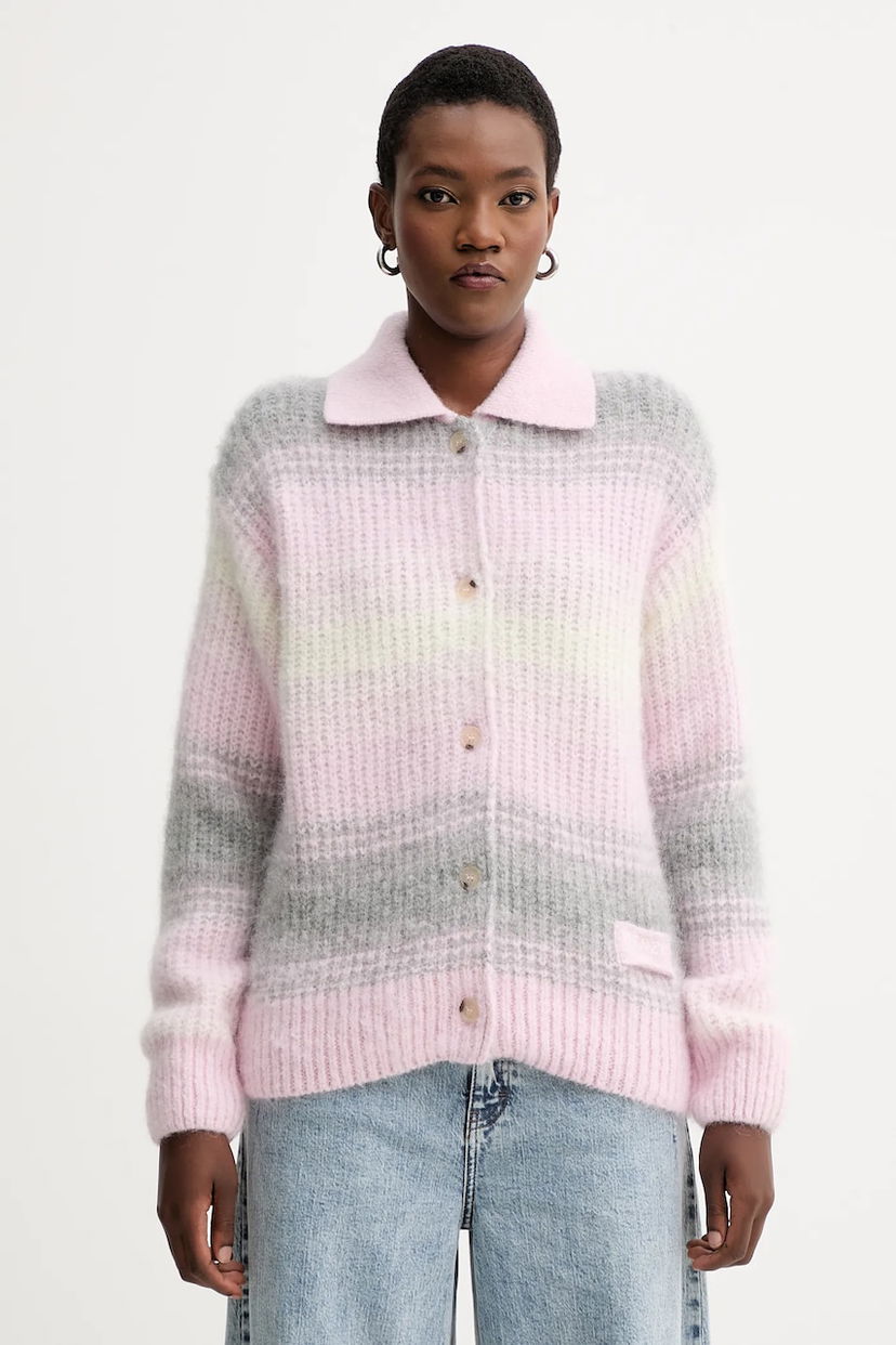 Пуловер KENZO Kenzo Striped Knit Cardigan Розово | FF62CA7043CG