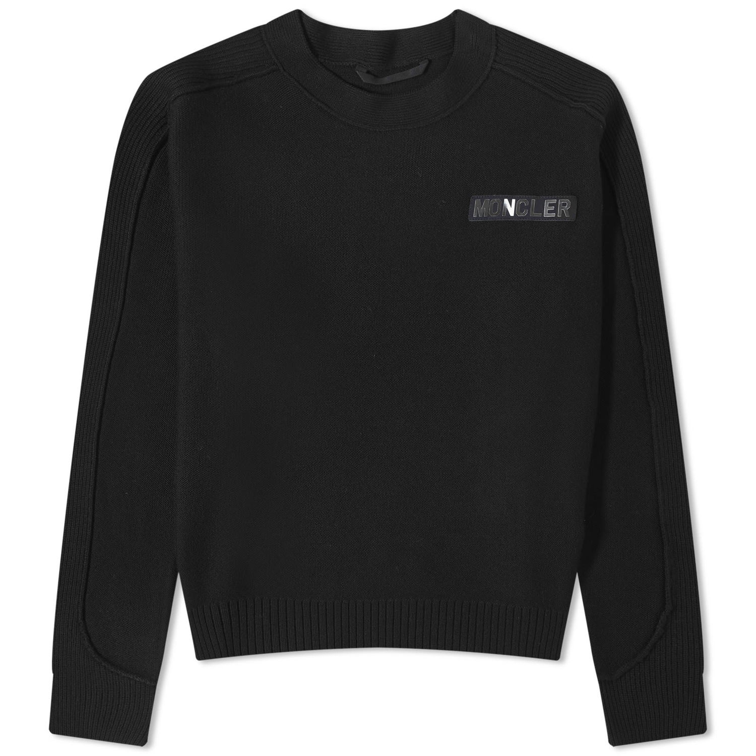Пуловер Moncler Logo Crew Knit Sweater Черно | 9C000-M1131-05-999, 0