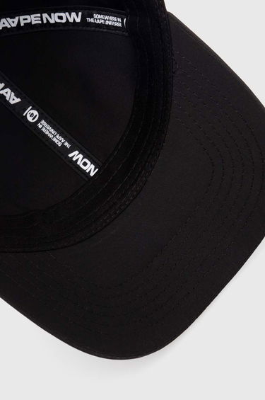 Шапка с козирка AAPE by A Bathing Ape AAPE Cap with Applique Черно | AAPCPM5255XXM, 3