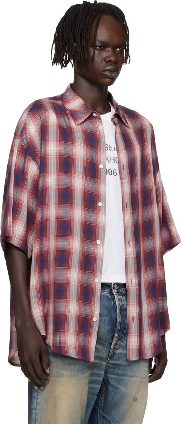 Риза Acne Studios Acne Studios Checked Button-Up Shirt Червено | CB0116-, 1