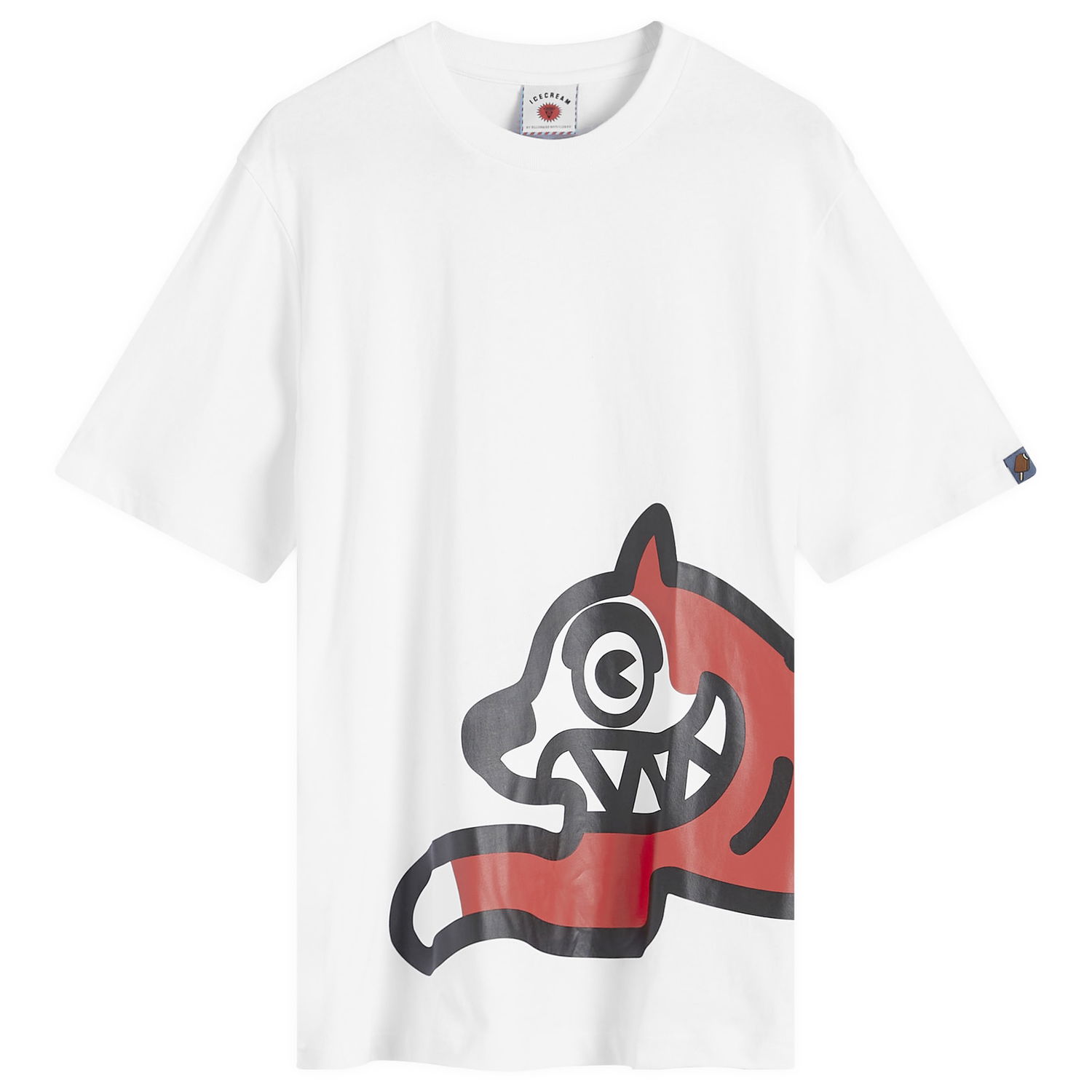 Тениска BBC IceCream ICECREAM Jumbo Running Dog T-Shirt Бяло | IC24235-WH, 1